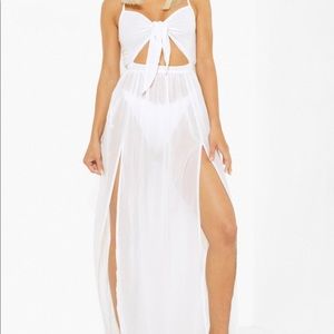 Boohoo Sheer beach coverup - sz small
